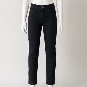 True Indigo Kids Black Skinny Jeans Size 14 T21-552B Stretch Denim Pants